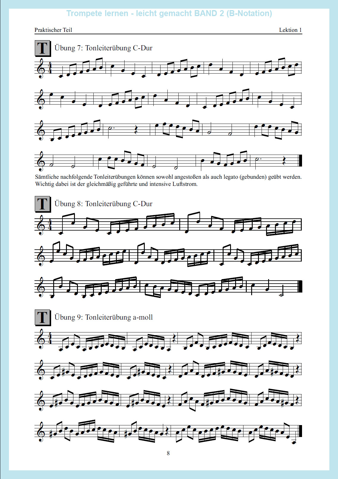 Trompete lernen - leicht gemacht Band2 (B-Notation)